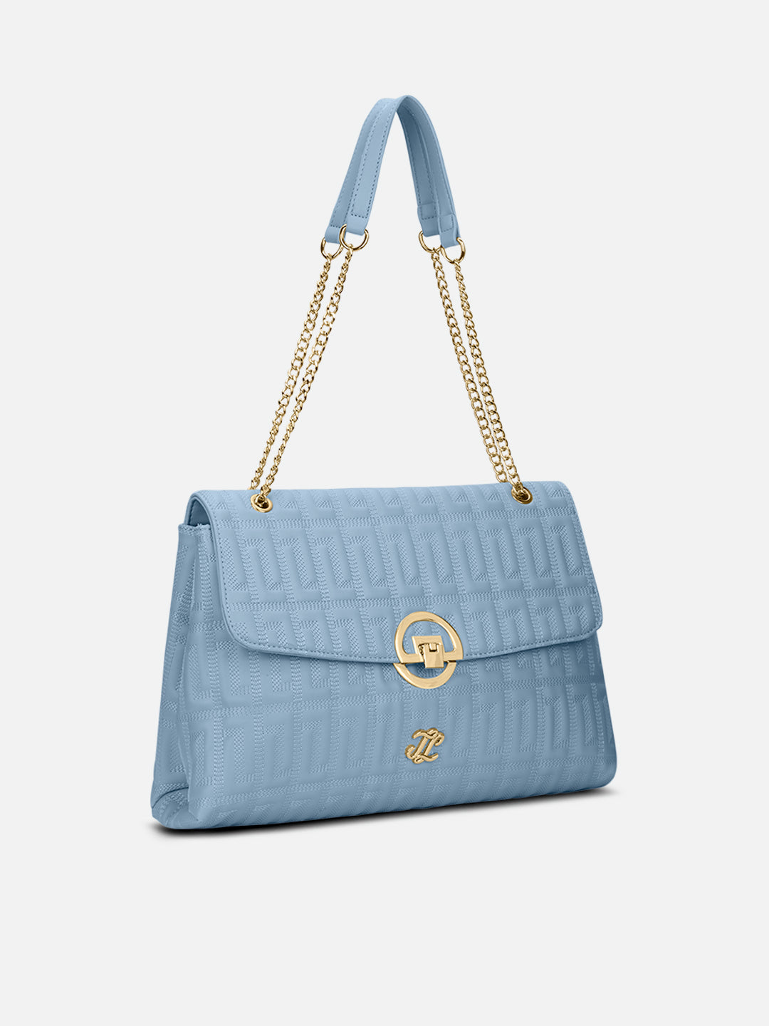 Quilt Bighorn Satchel Bag 'S Ladies Handbag Blue Aura