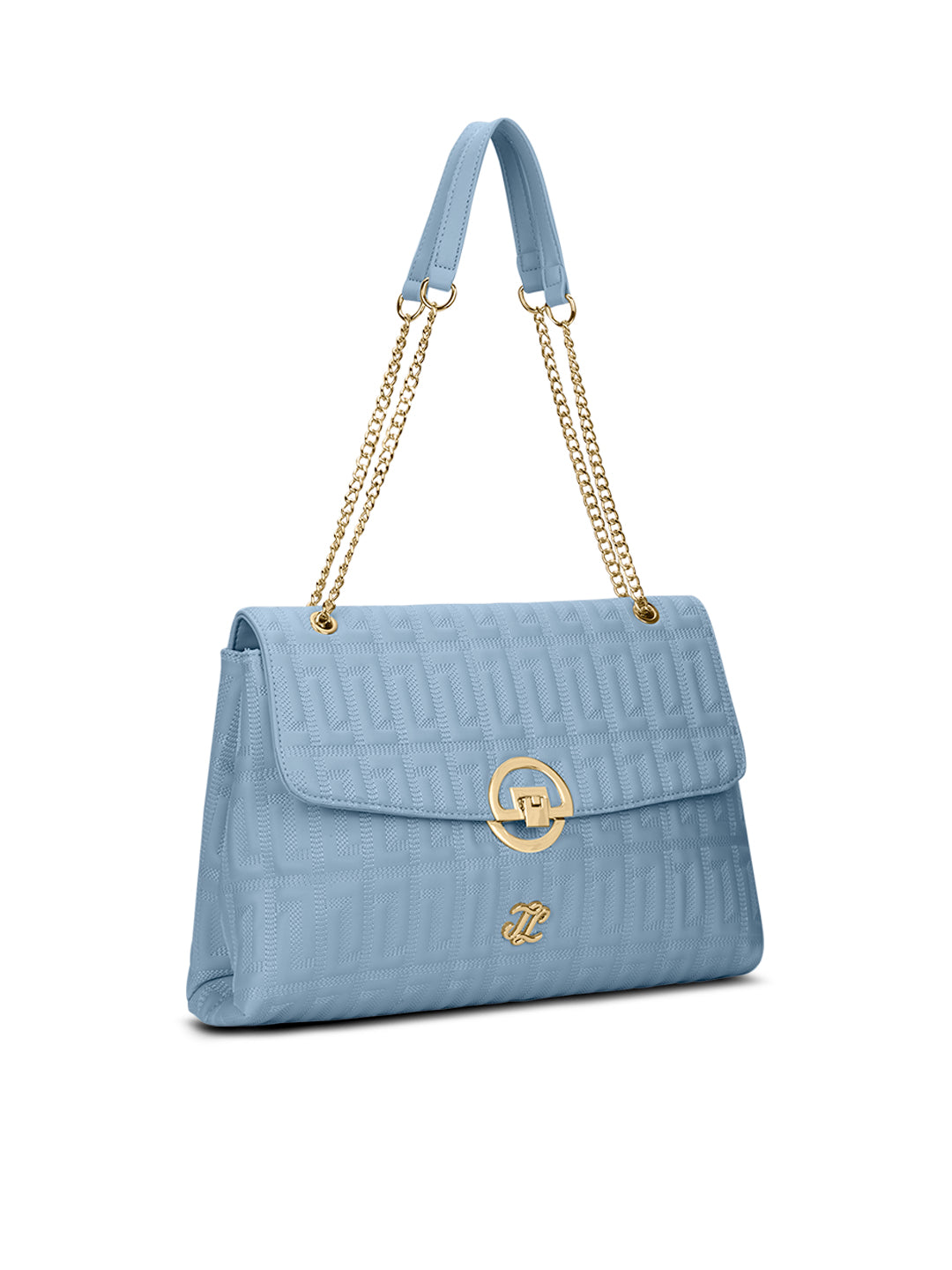 Quilt Bighorn Satchel Bag 'S Ladies Handbag Blue Aura