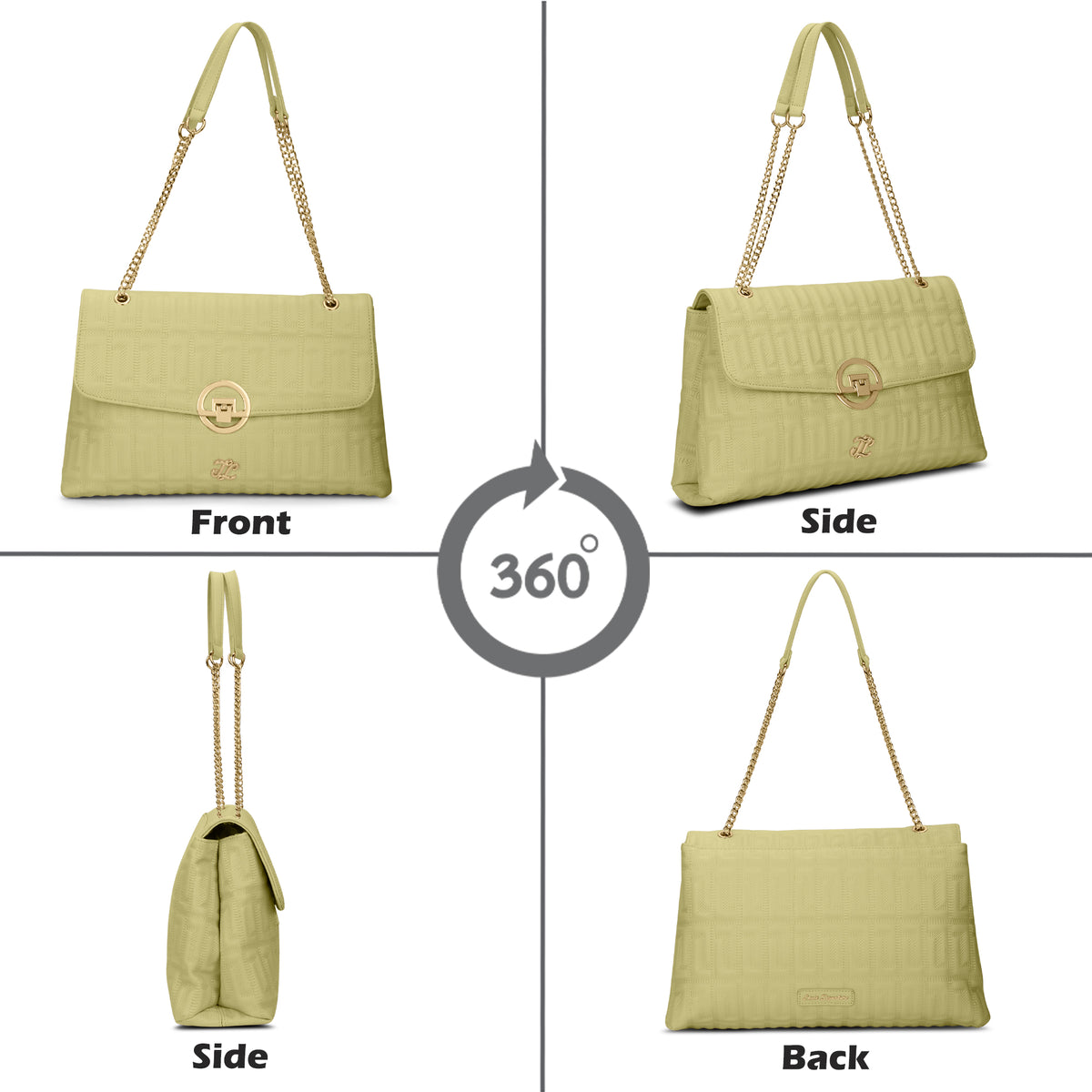 Quilt Bighorn Satchel Bag 'S Ladies Handbag Butter Yellow