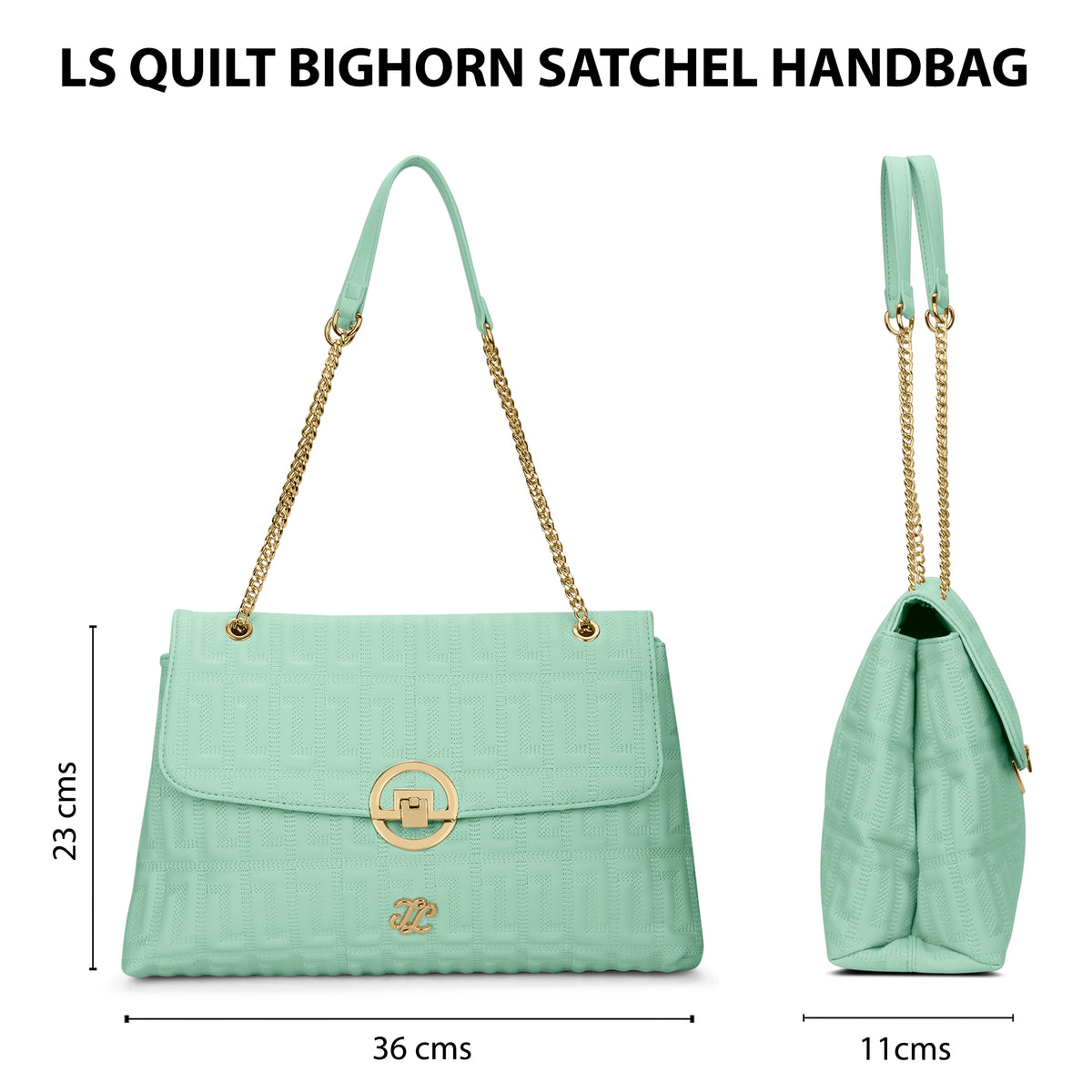 Quilt Bighorn Satchel Bag 'S Ladies Handbag Jelly Mint