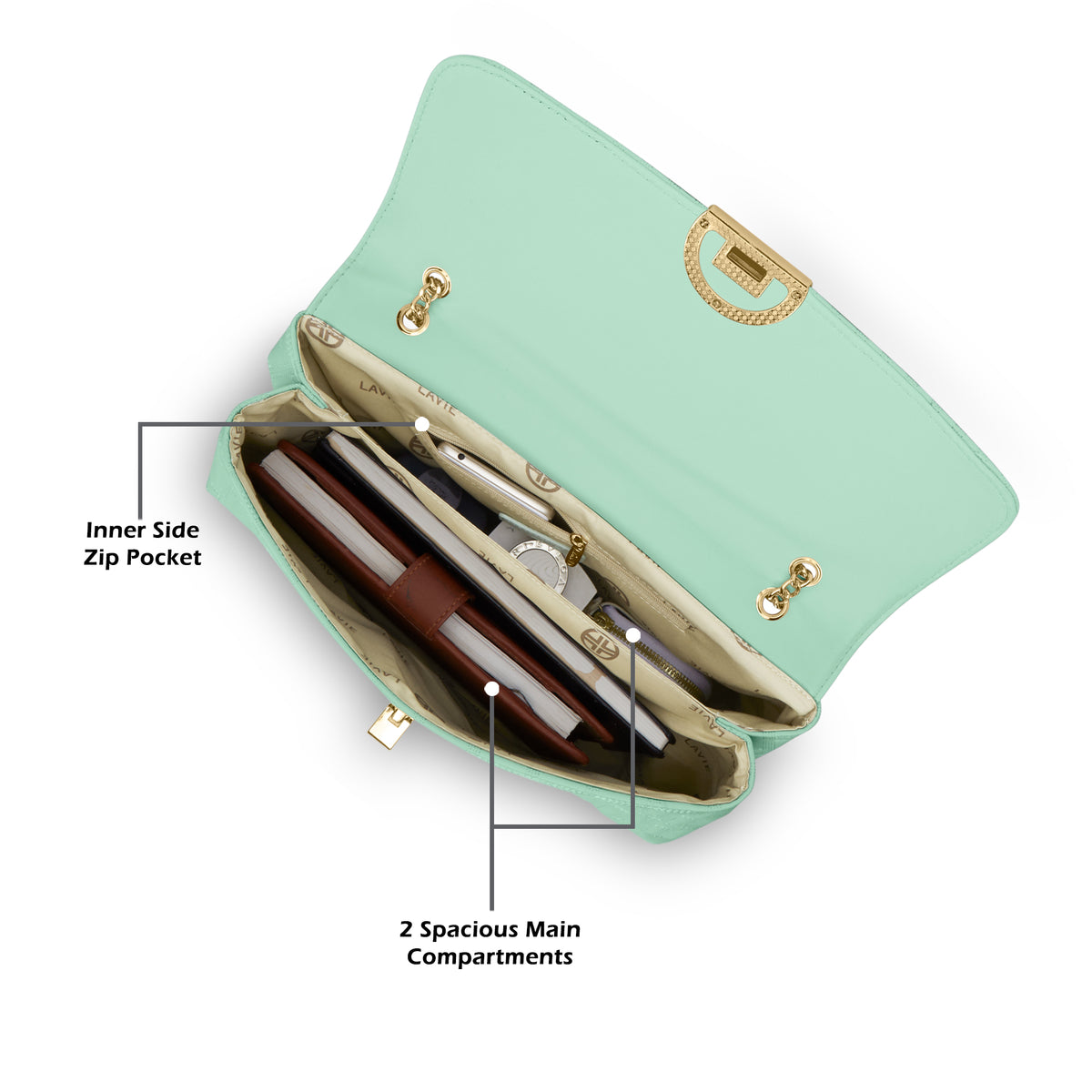 Quilt Bighorn Satchel Bag 'S Ladies Handbag Jelly Mint