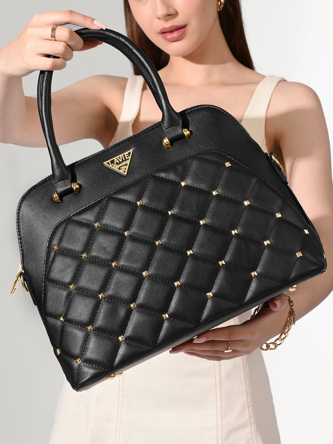Stud Elko Medium Satchel Bag