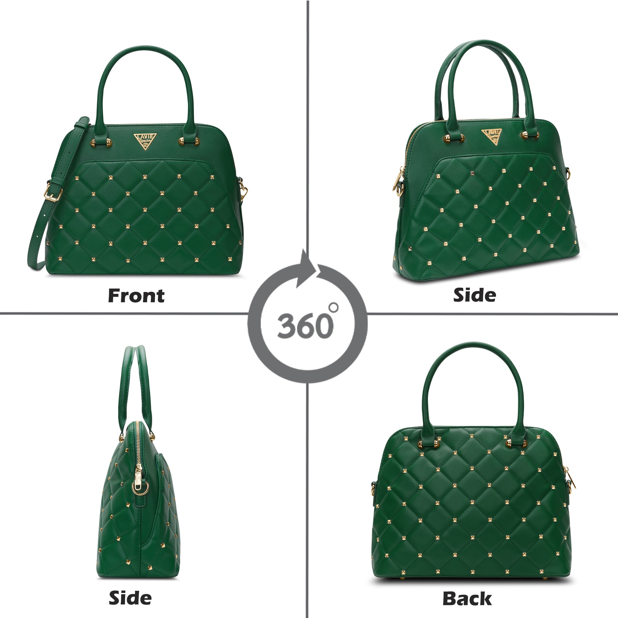 Stud Elko Medium Satchel Bag