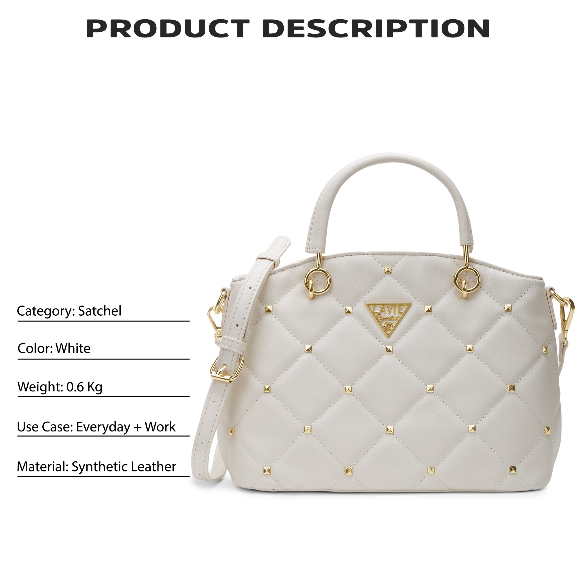 Stud Lima Small Satchel Bag