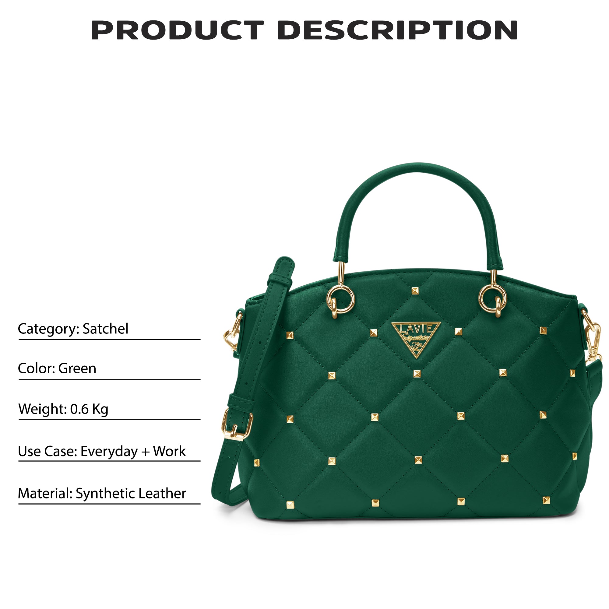 Stud Lima Small Satchel Bag