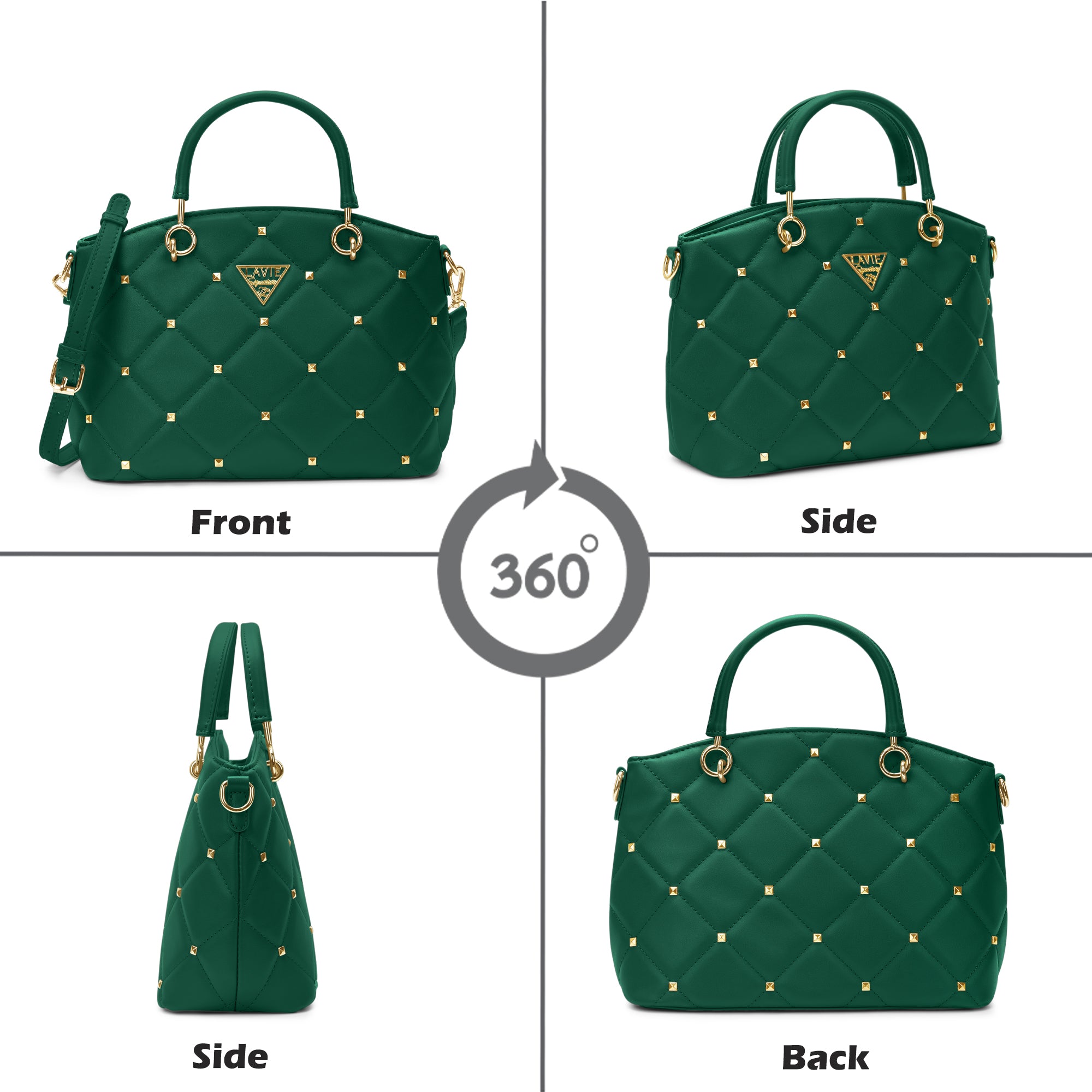Stud Lima Small Satchel Bag