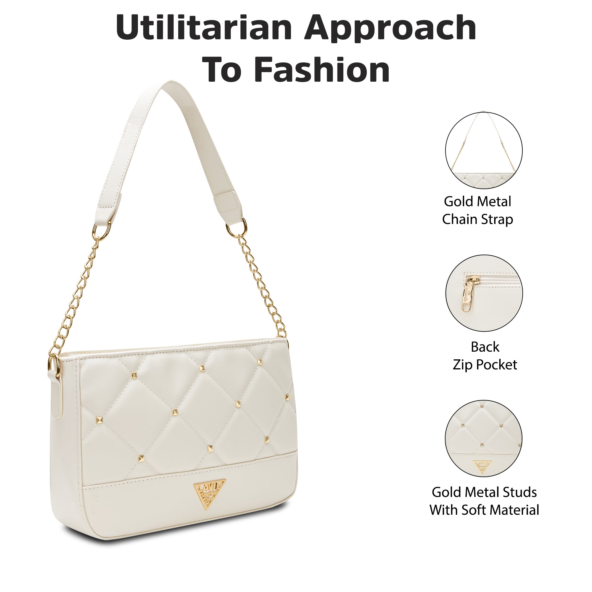 Stud Omaha Small Hobo Bag