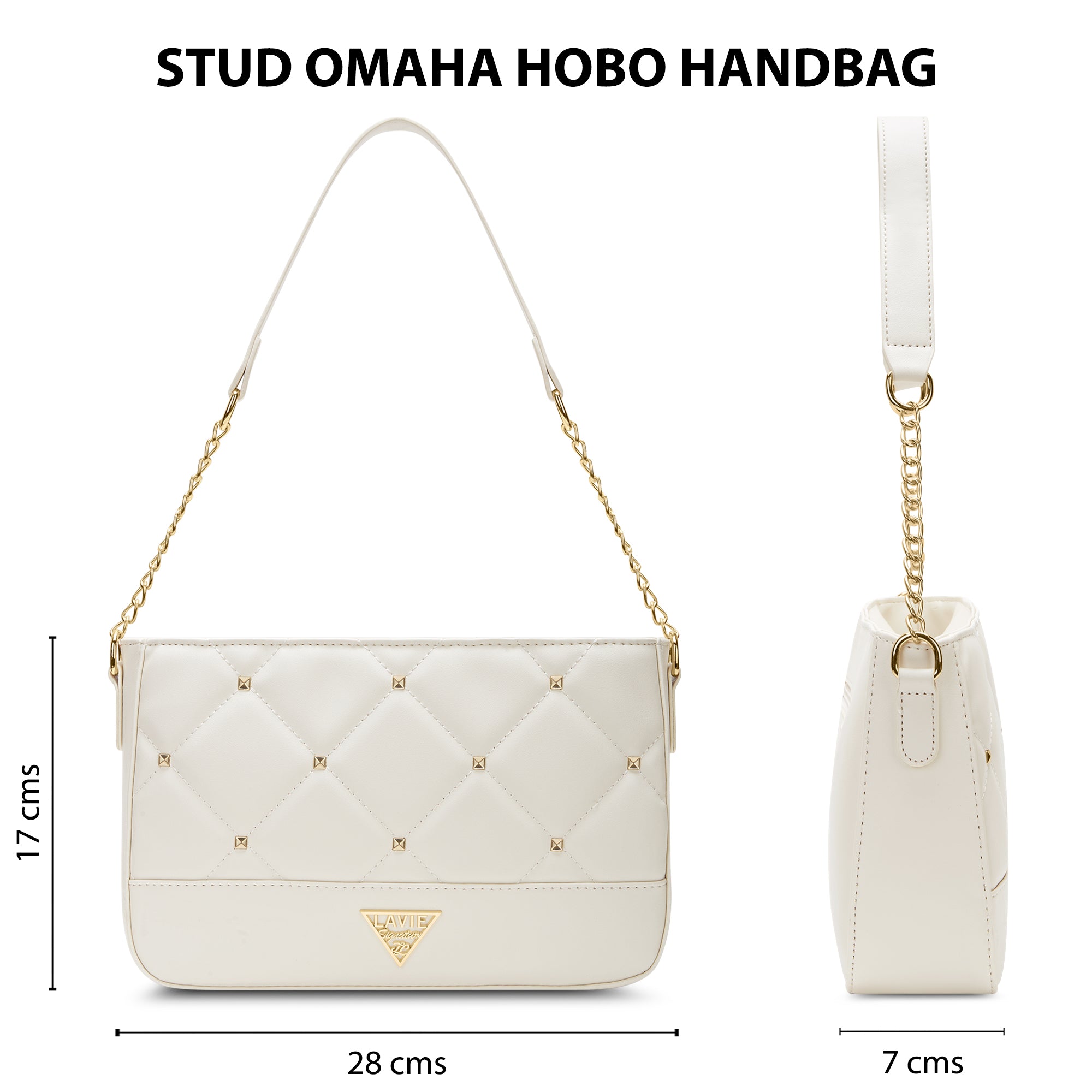 Stud Omaha Small Hobo Bag