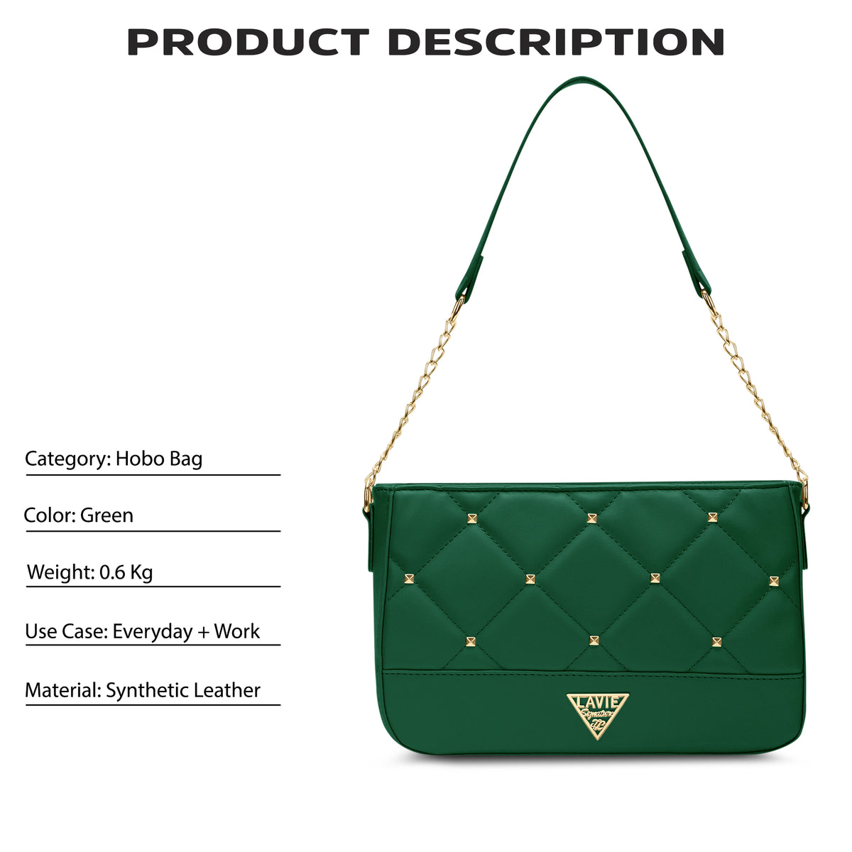 Stud Omaha Small Hobo Bag
