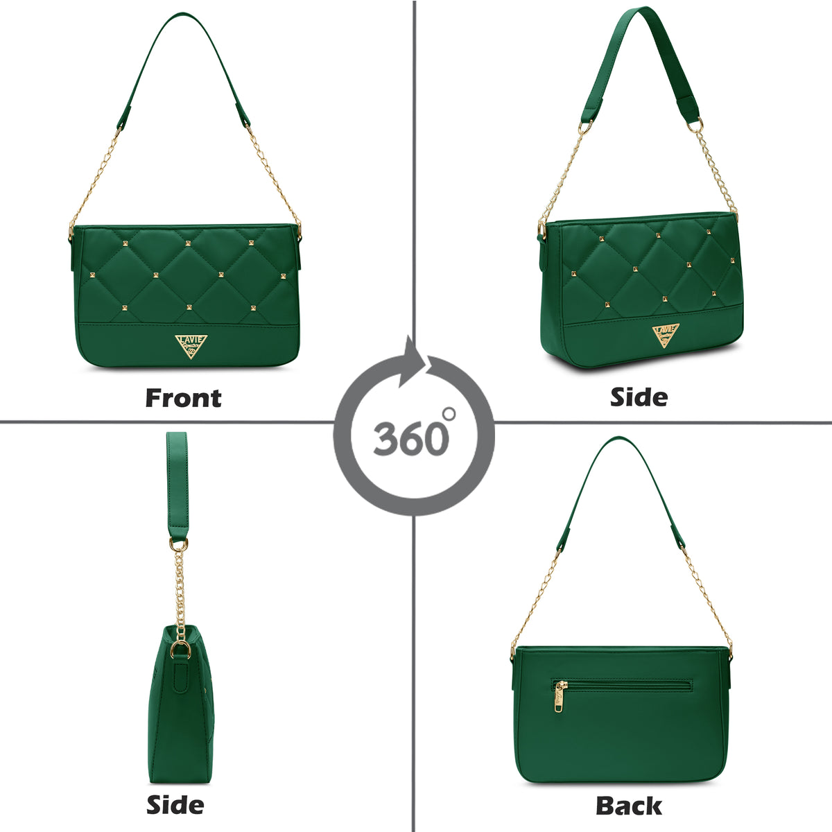 Stud Omaha Small Hobo Bag