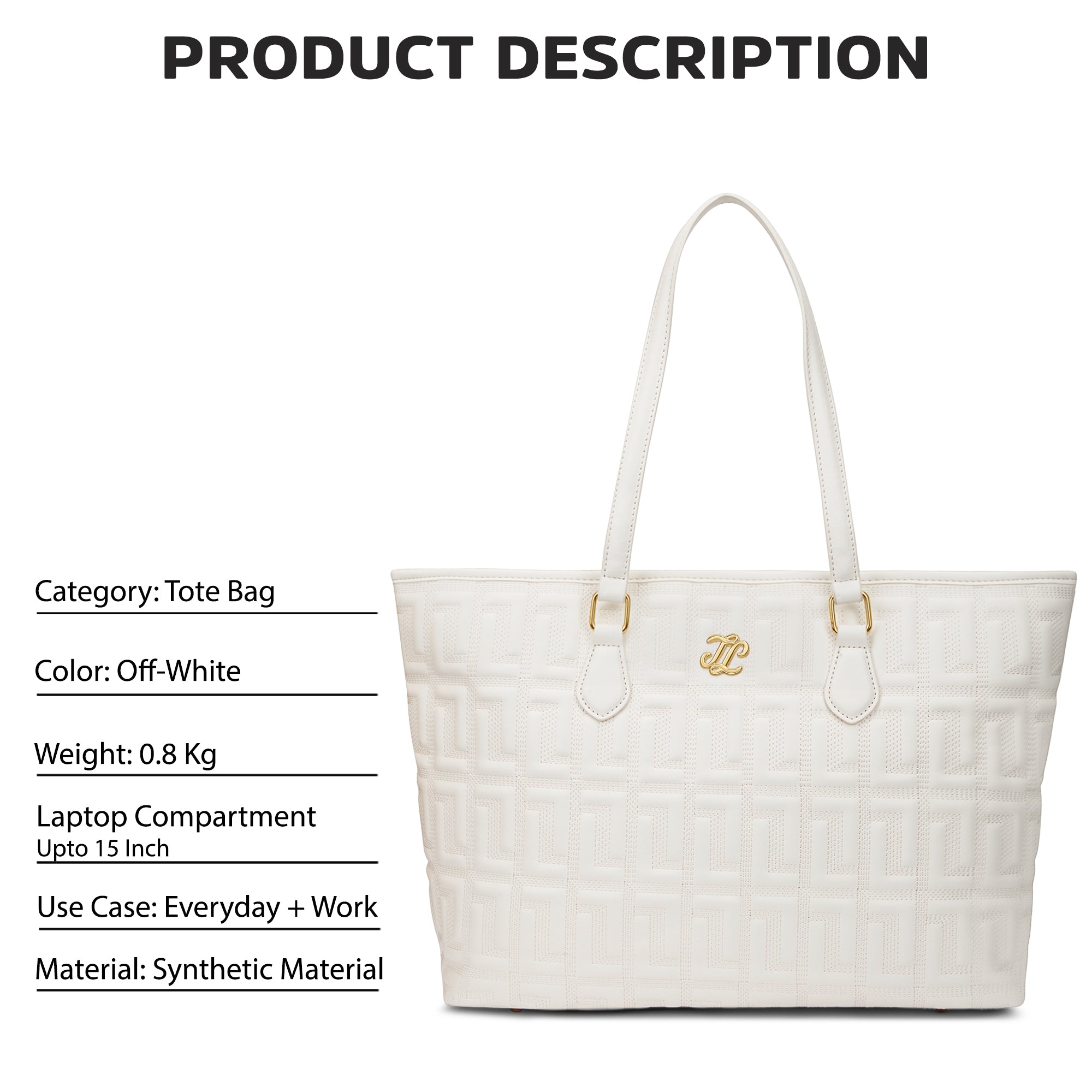 Buy Quilt Rota Extra Large Pro Handbag Blue Aura Online Lavie World