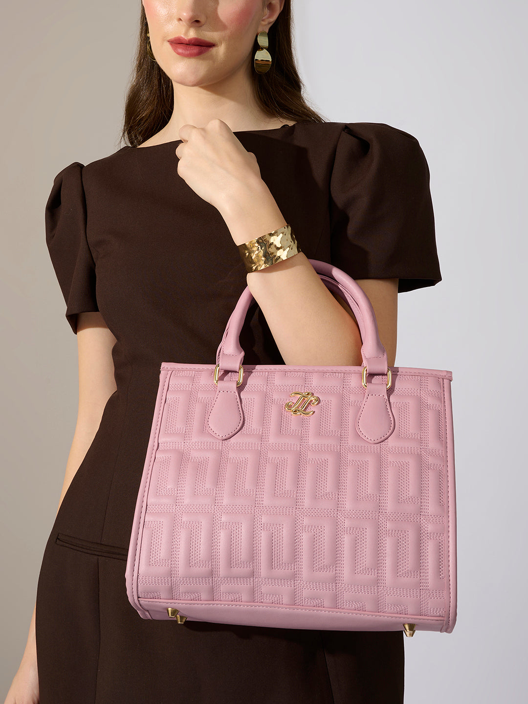 Churchill Rectagular Flap Over Frame Clutch Gold
