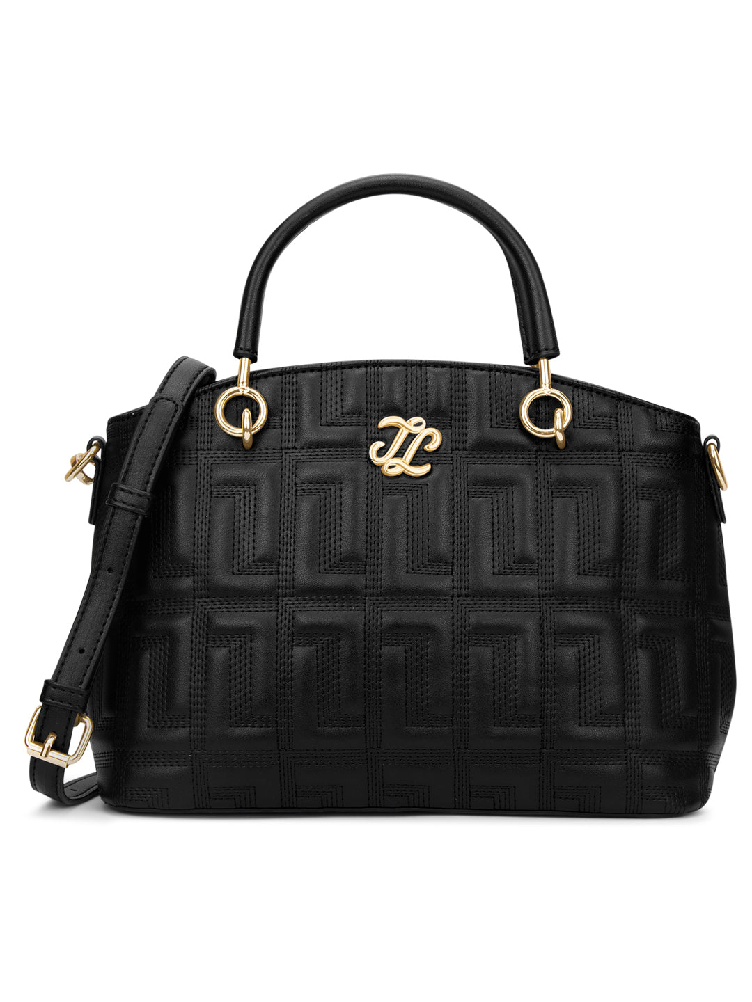 Quilt Tinian Satchel Bag 'S Ladies Handbag Black