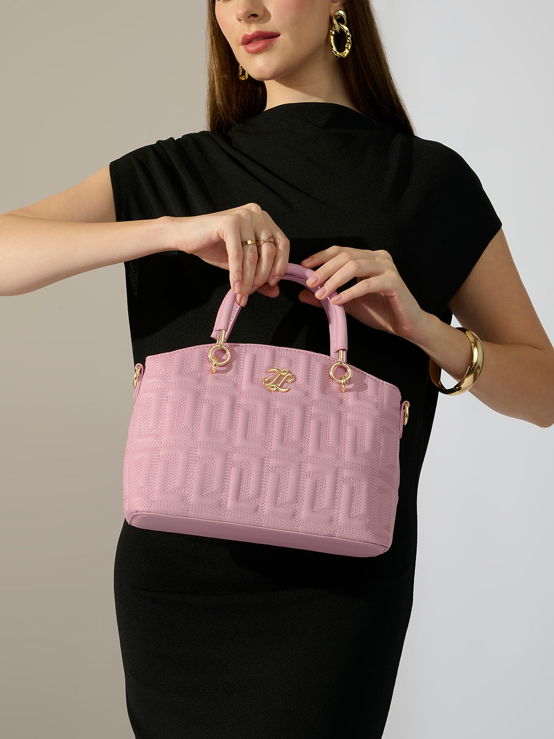 Churchill Rectagular Flap Over Frame Clutch Gold
