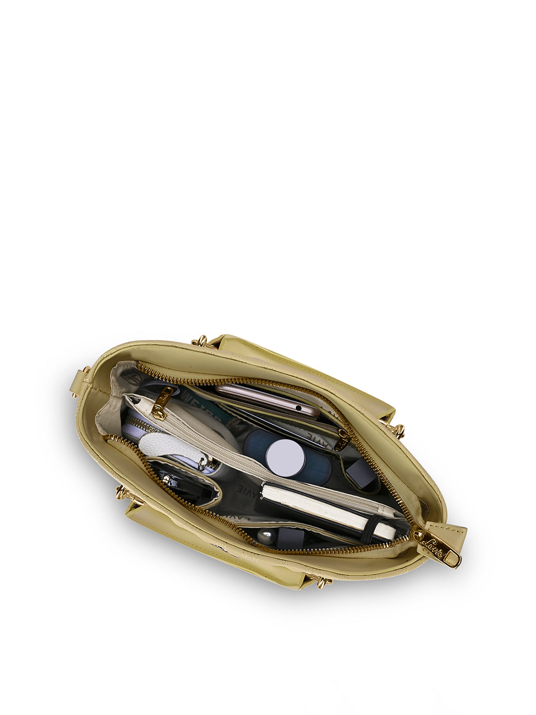 Churchill Rectagular Flap Over Frame Clutch Gold