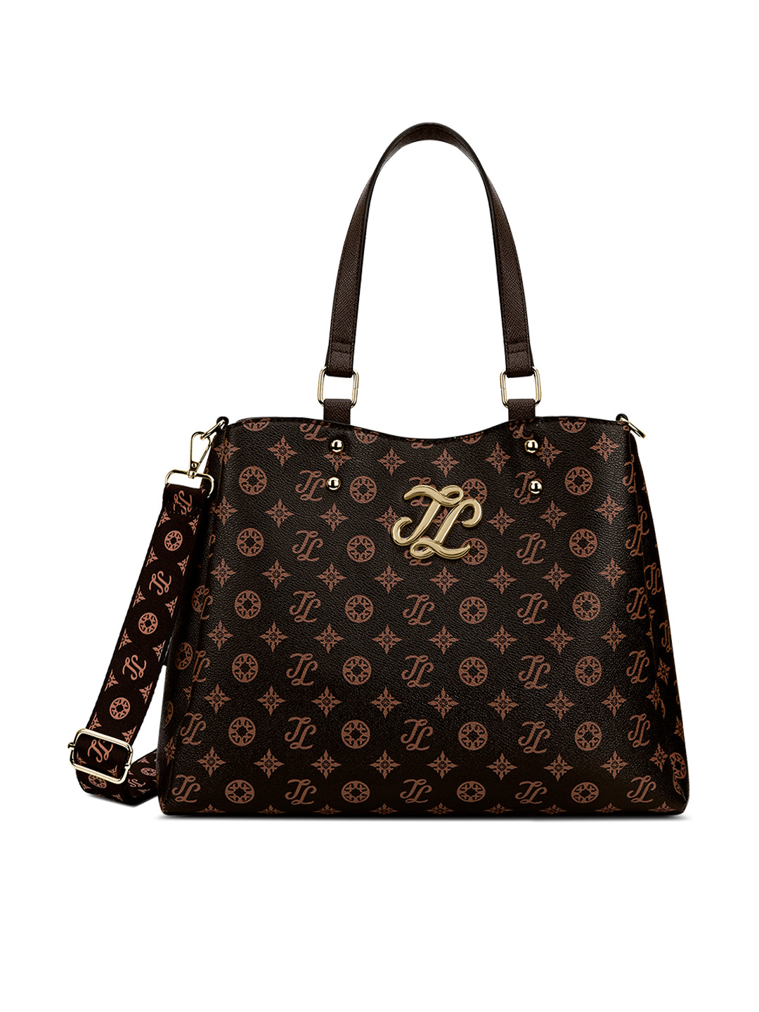 Albany 3 Comparment Medium Satchel Bag Choco