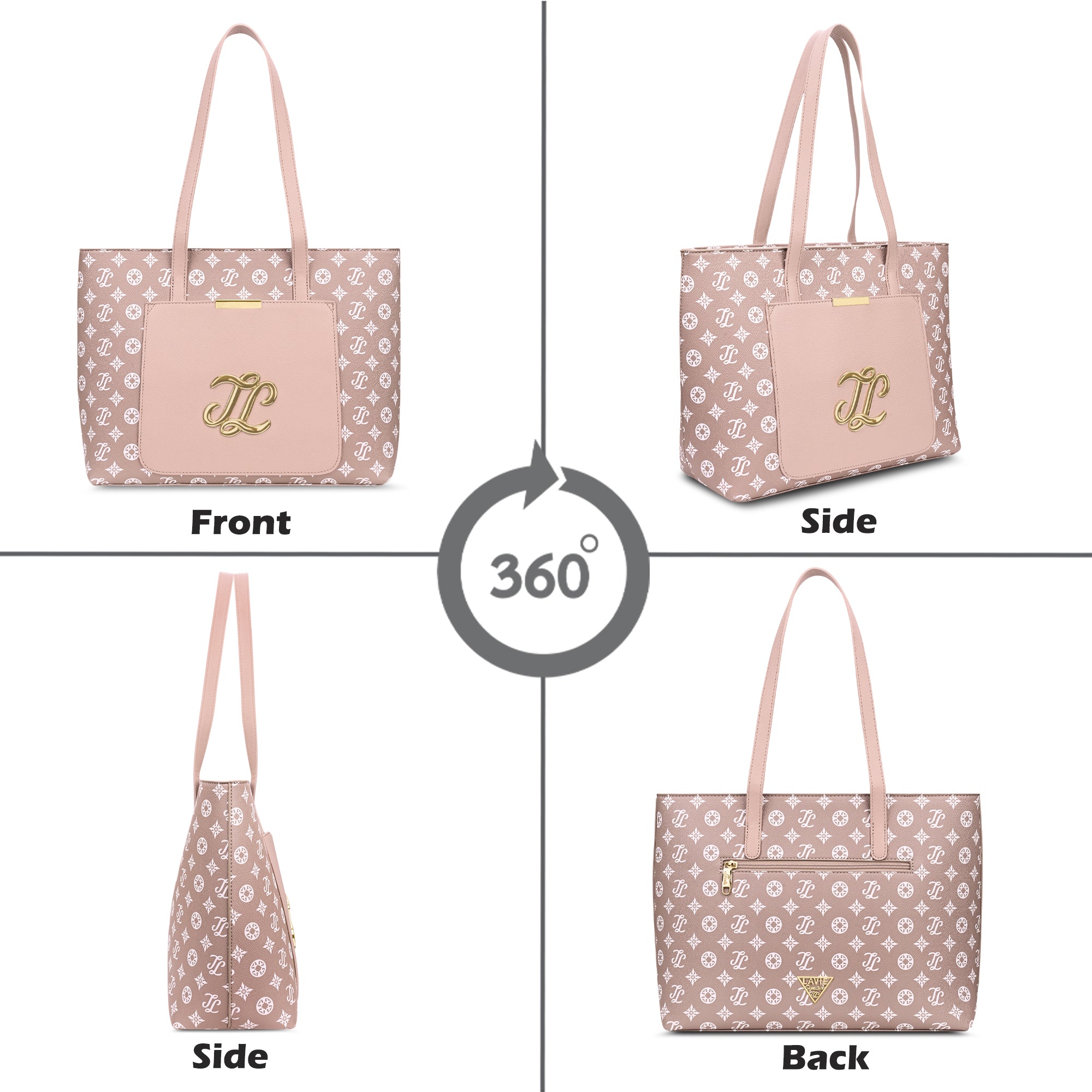 Mono Avon Large Tote Bag Pink