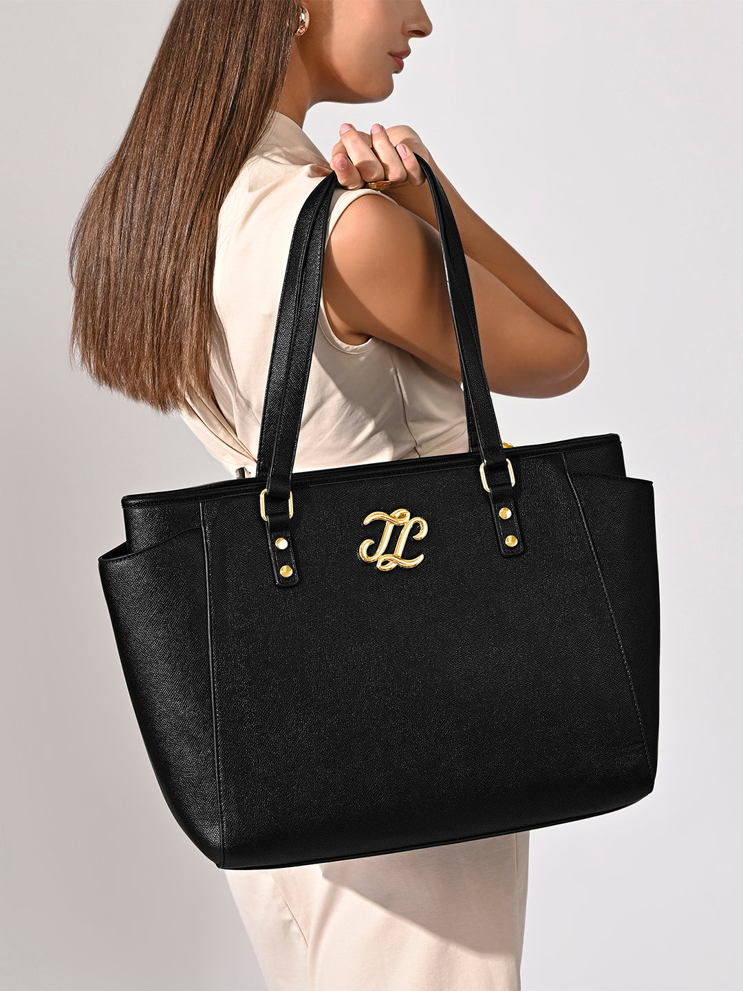 Carmel Large Tote Bag Black