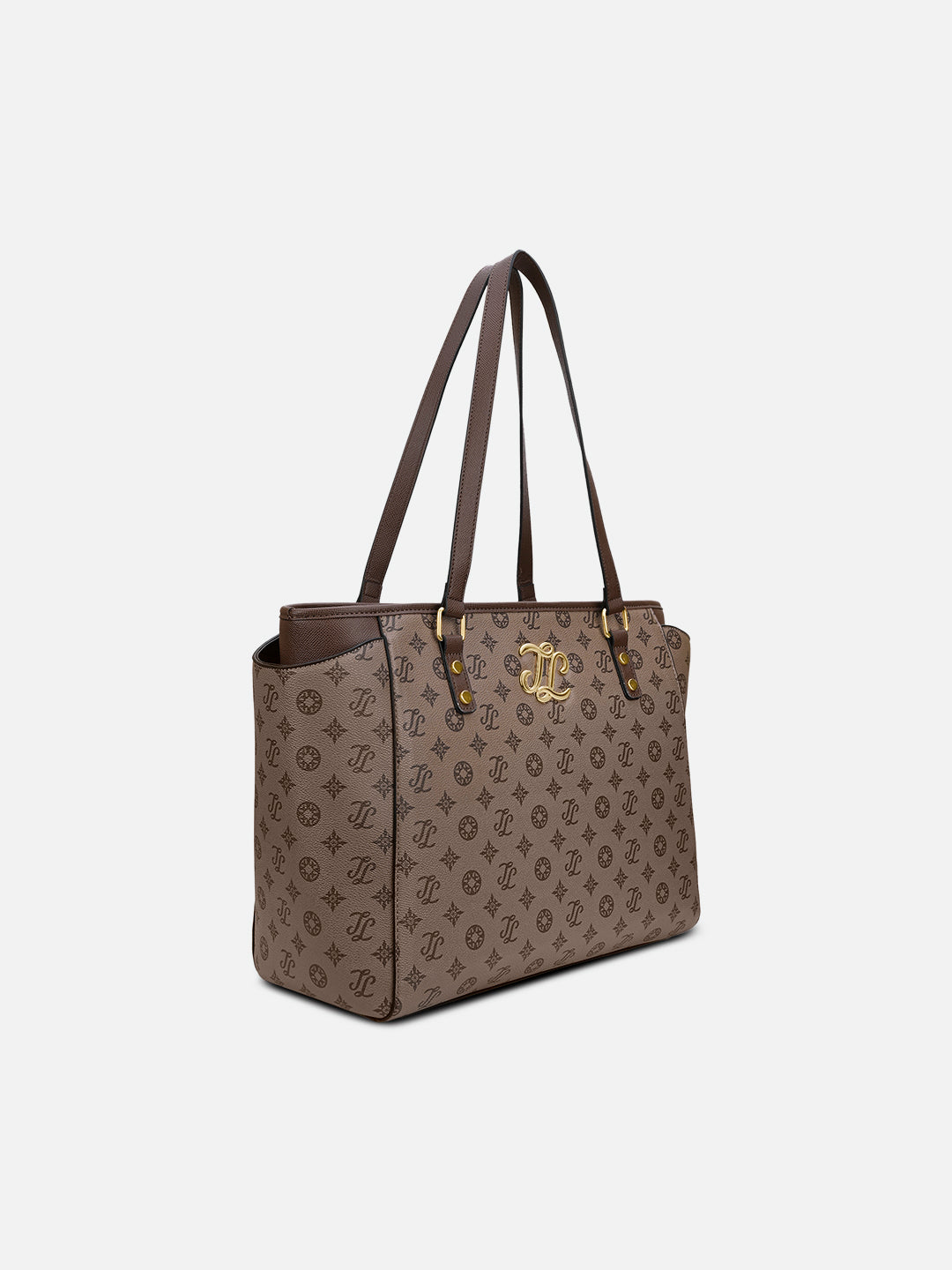 Mono Carmel Large Tote Bag Coffee
