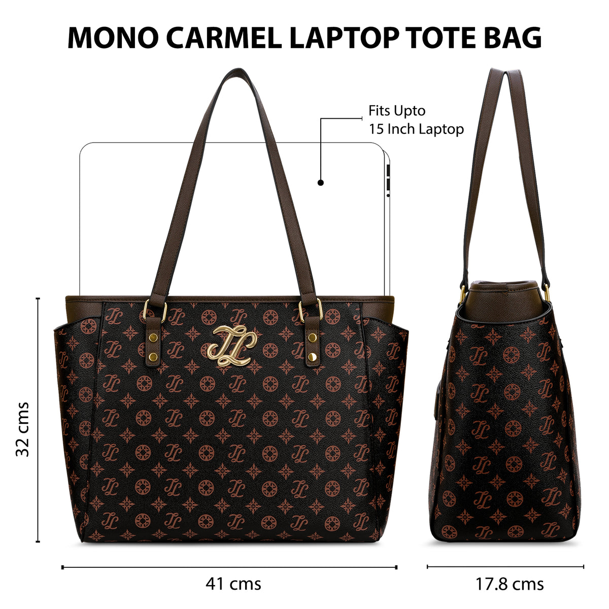 Mono Carmel Large Tote Bag Choco