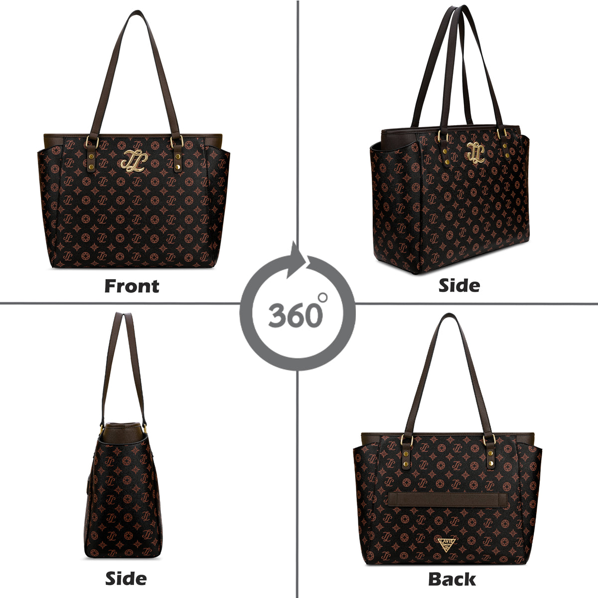 Mono Carmel Large Tote Bag Choco