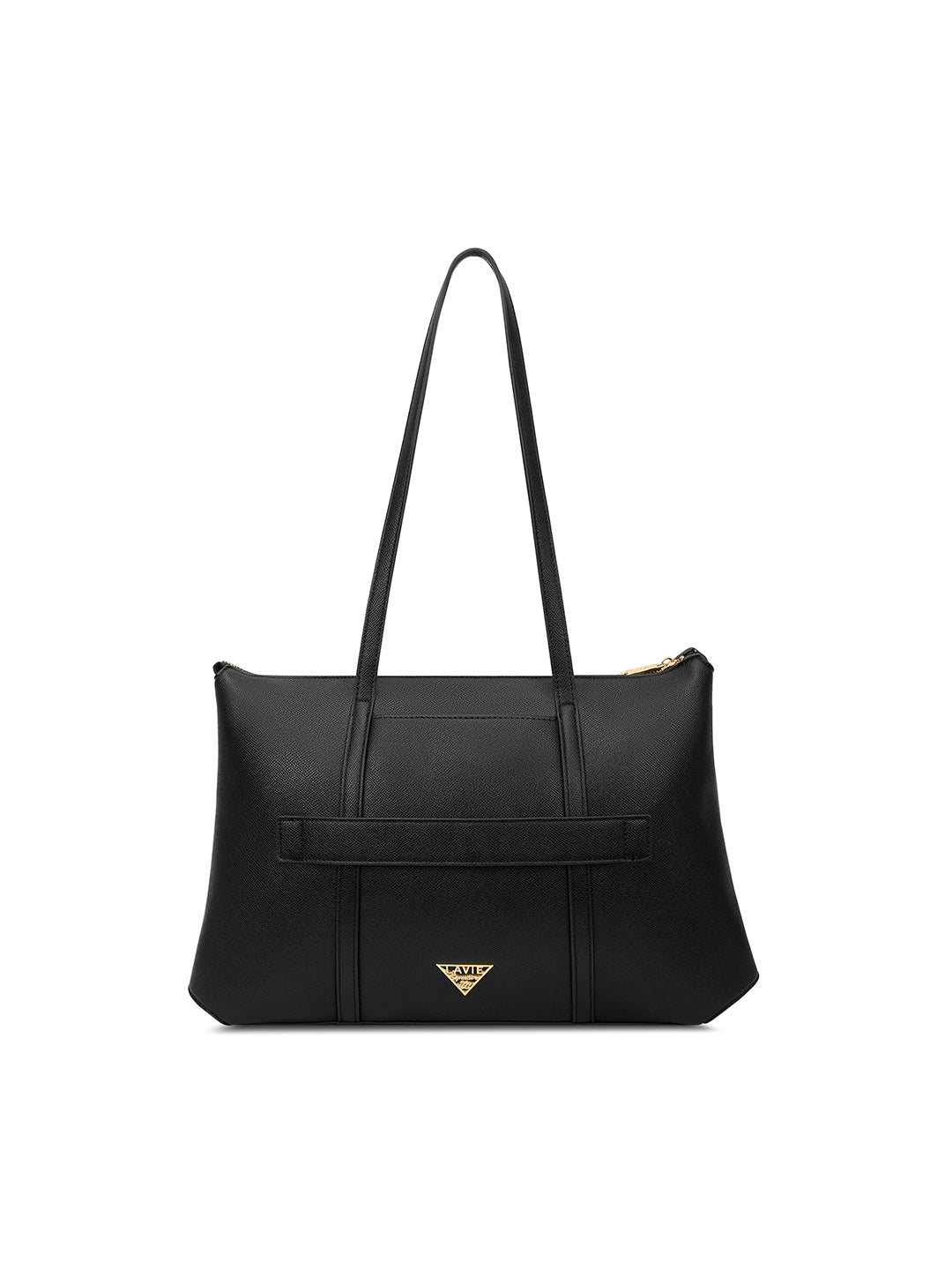 Evans 3 Compartment Large Tote Bag Black