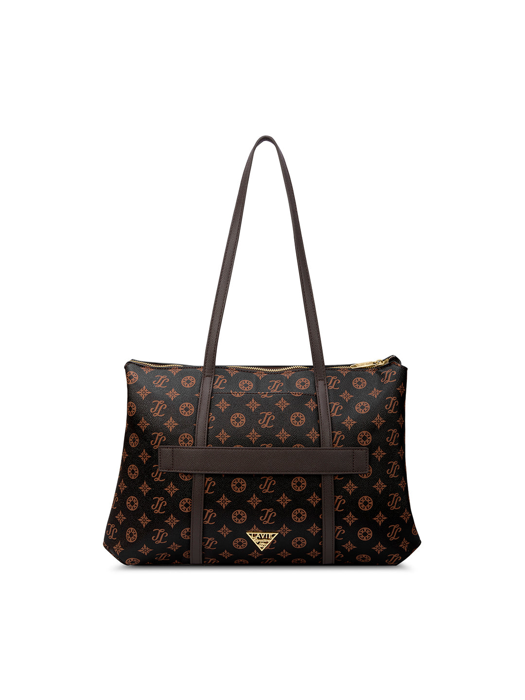 Mono Evans 3 Compartment Large Tote Bag Choco