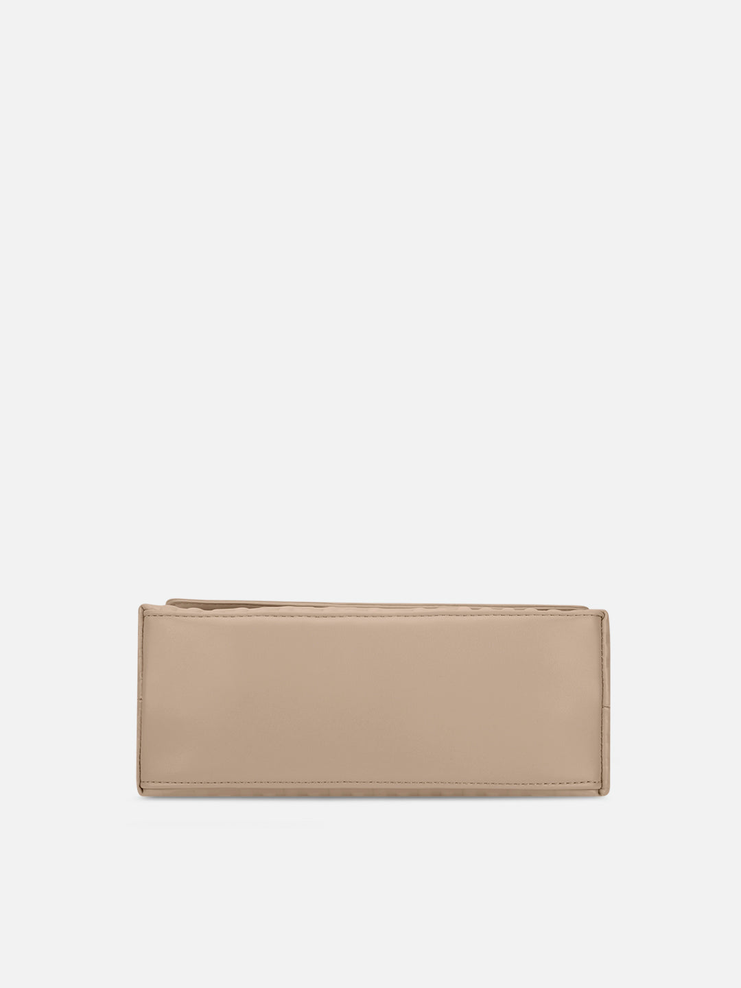 Chaney Small Flap Satchel Bag Beige