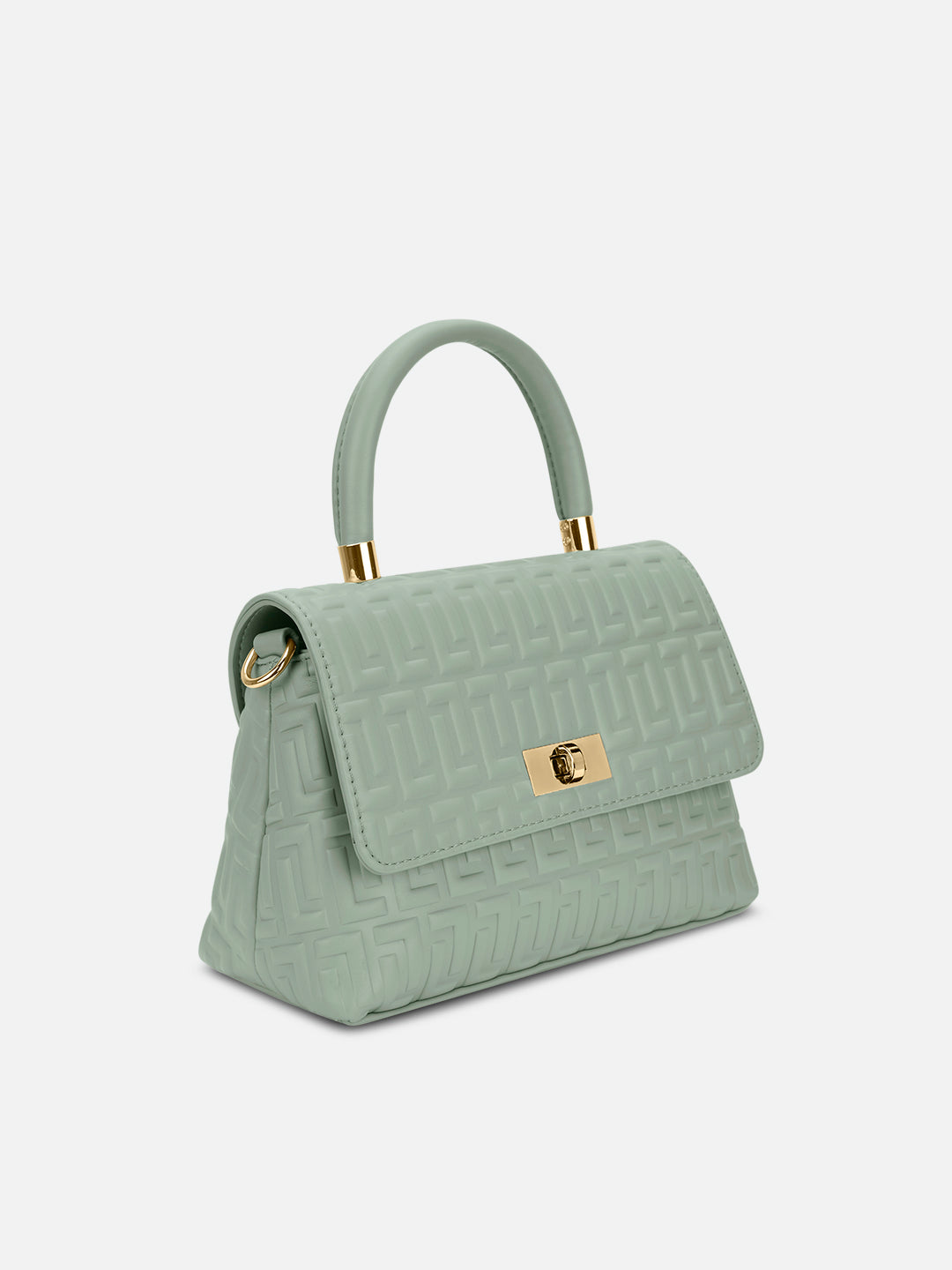 Chaney Small Flap Satchel Bag Mint