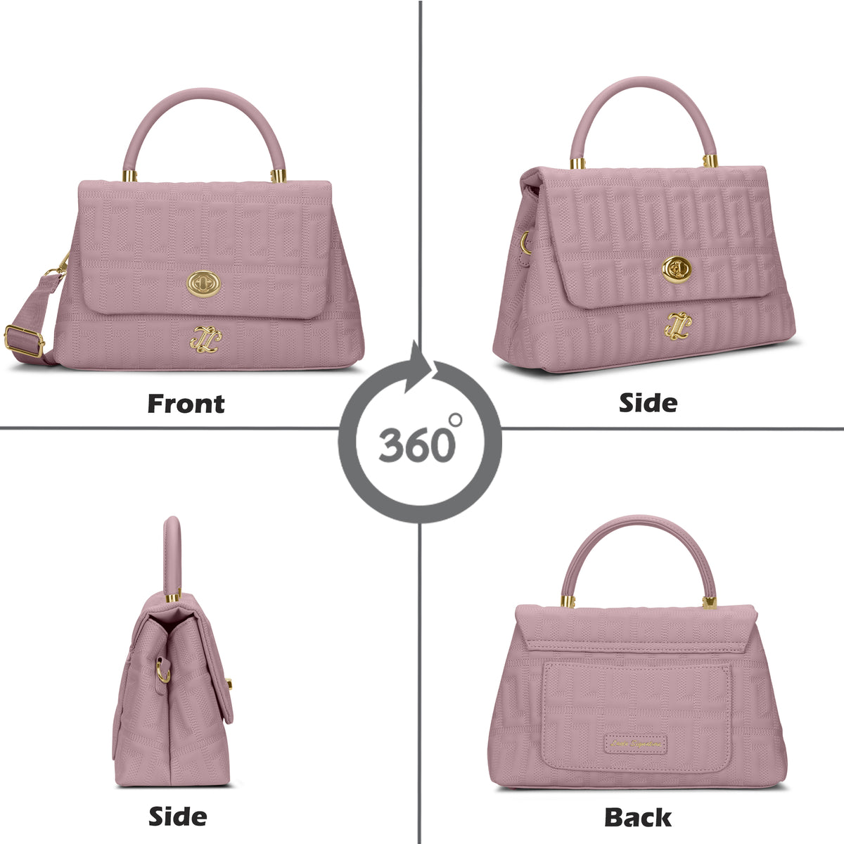 Quilt Marco Flap Medium 'S Ladies Handbag P Pink