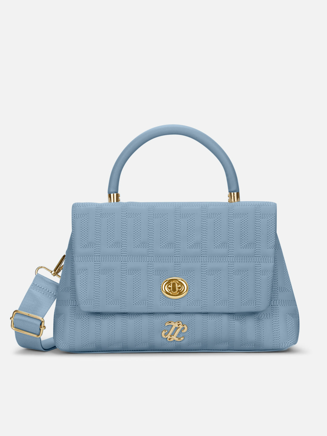Quilt Marco Flap Medium 'S Ladies Handbag Blue Aura