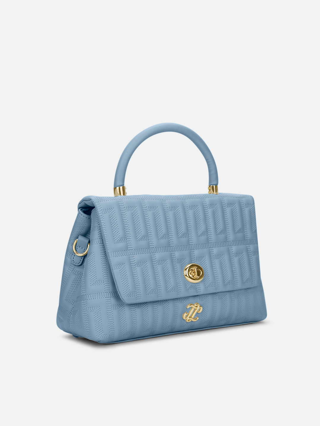 Quilt Marco Flap Medium 'S Ladies Handbag Blue Aura