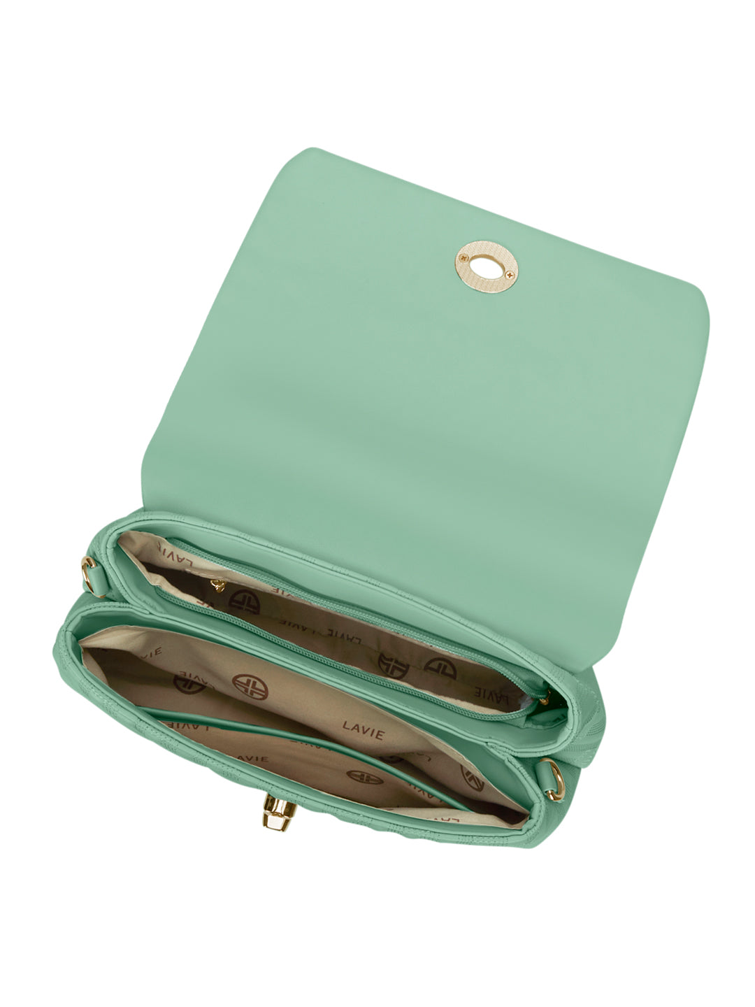 Quilt Marco Flap Medium 'S Ladies Handbag Jelly Mint