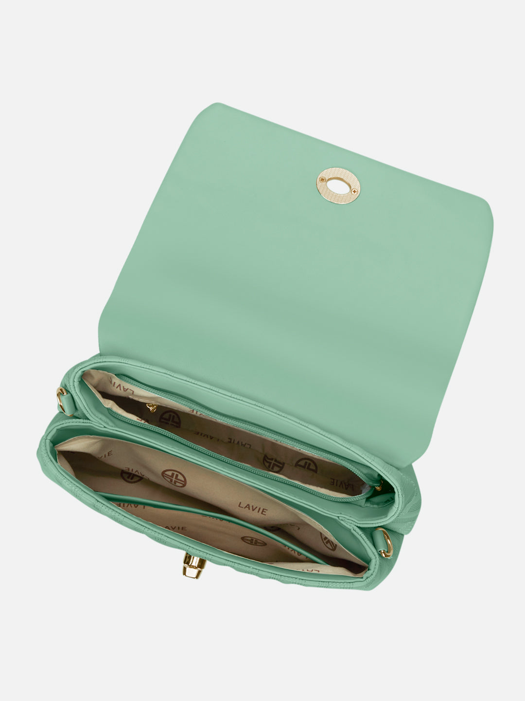 Quilt Marco Flap Medium 'S Ladies Handbag Jelly Mint