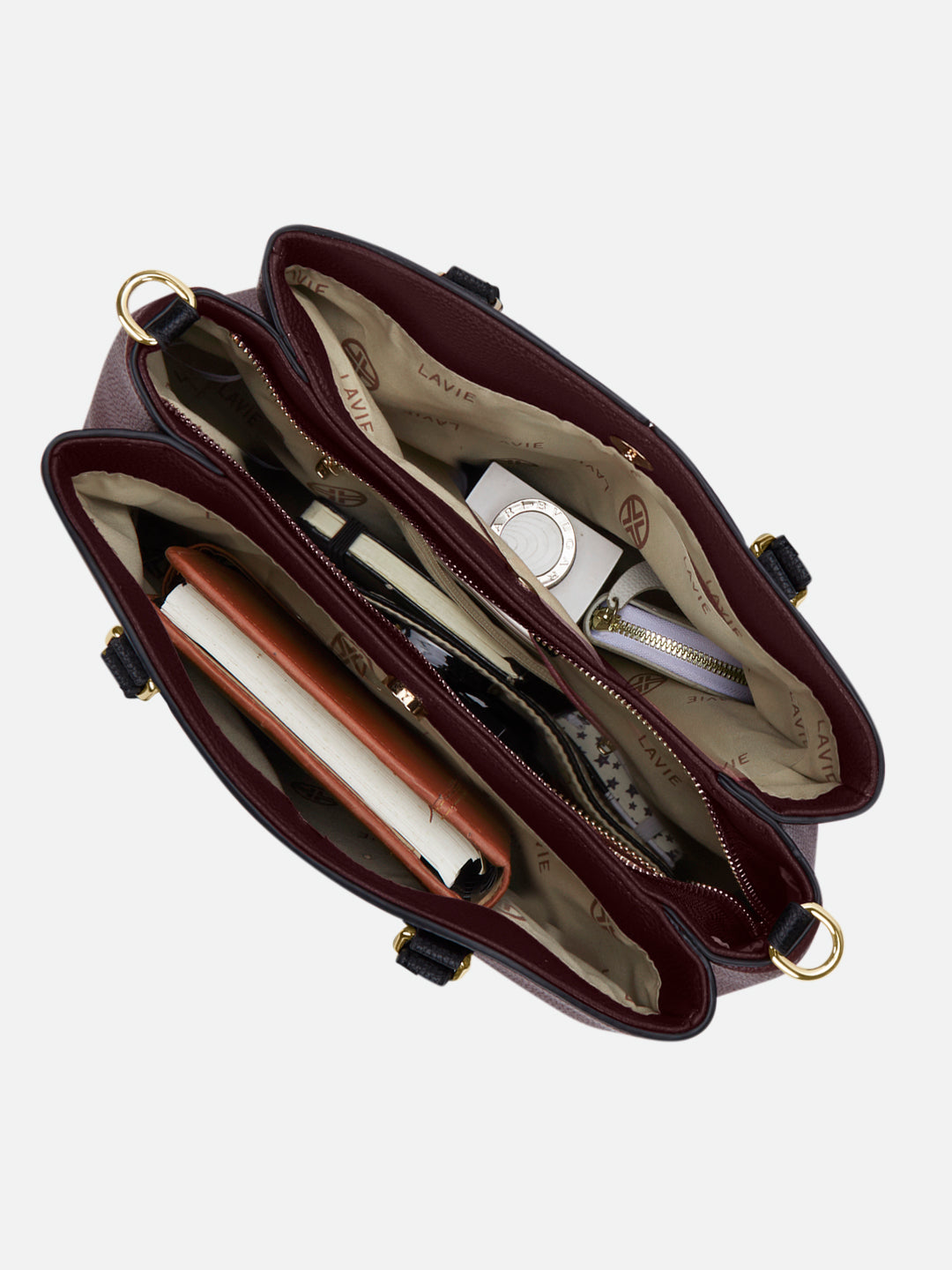 Missoula 3C Satchel Bag 'S Ladies Handbag Maroon