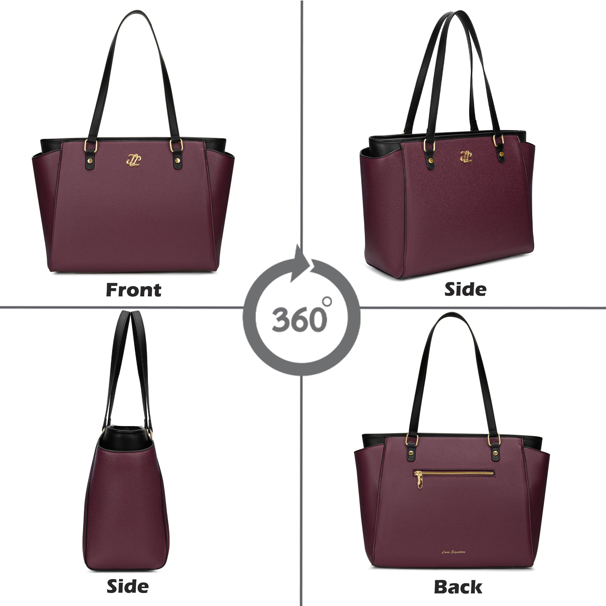 Lincoln Large Tote Bag 'S Ladies Handbag Maroon