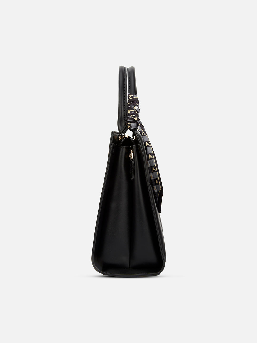 Quare Large Satchel Bag Black