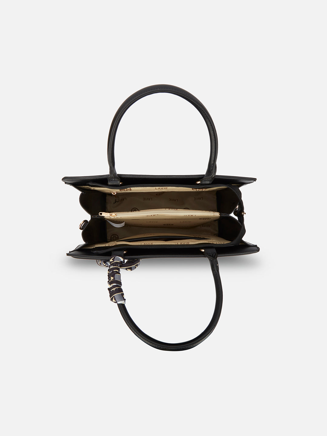 Quare Large Satchel Bag Black