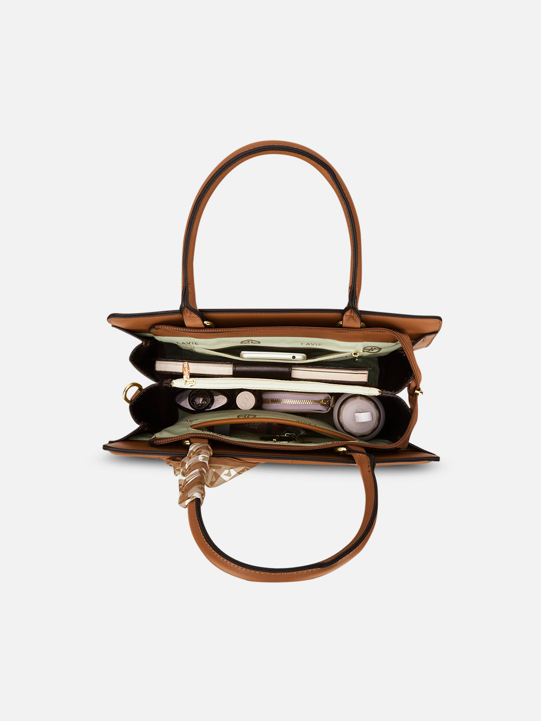 Quare Large Satchel Bag Tan