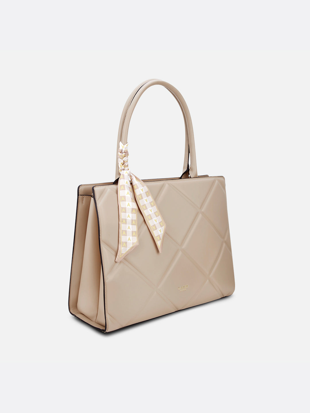 Quare Extra Large Satchel Bag Beige
