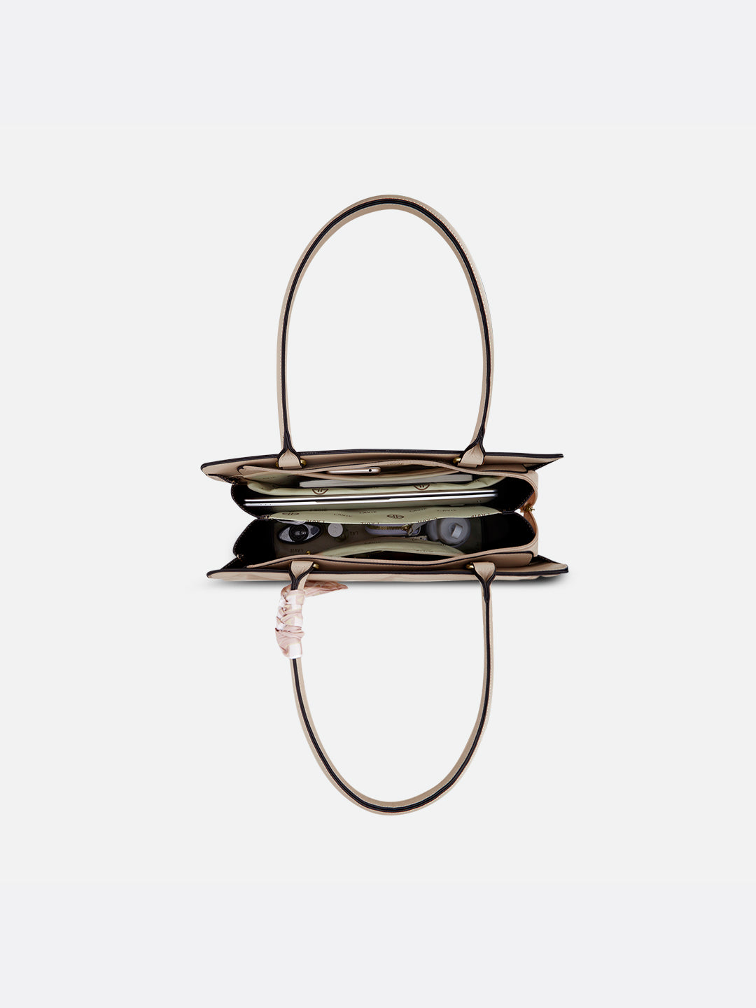 Quare Extra Large Satchel Bag Beige