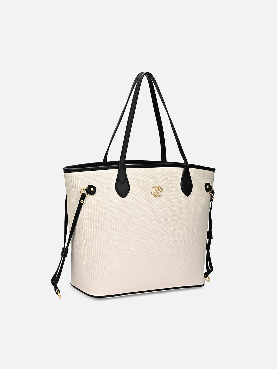 Canva Laptop Large Tote Bag Offwhite