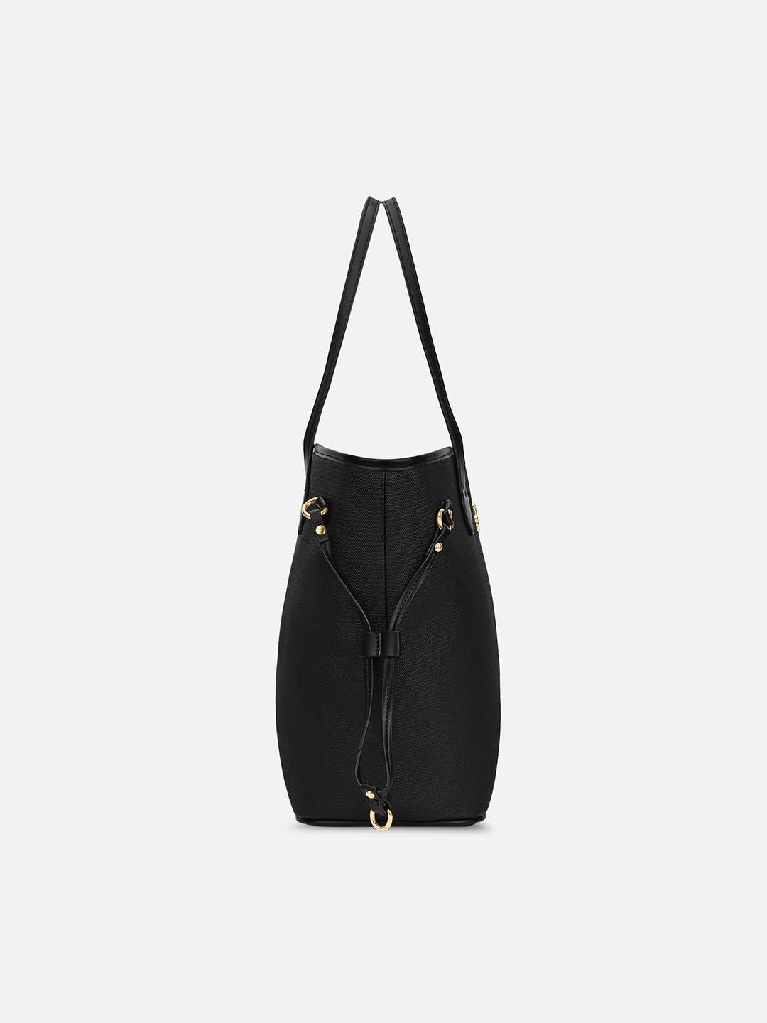 Canva Laptop Large Tote Bag Black