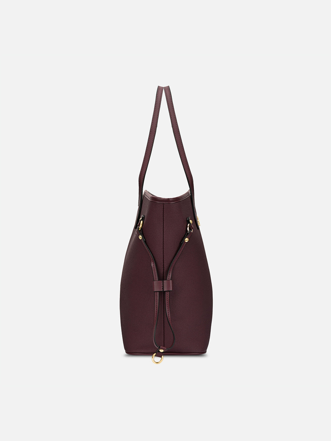 Canva Laptop Large Tote Bag Wine