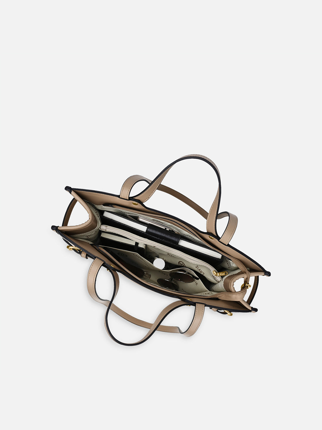 Canva Dual Carry Large Bag Beige