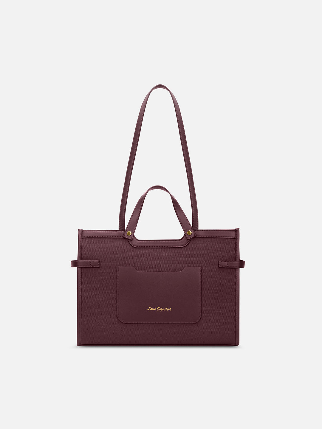 Canva Dual Carry Large Bag Wine