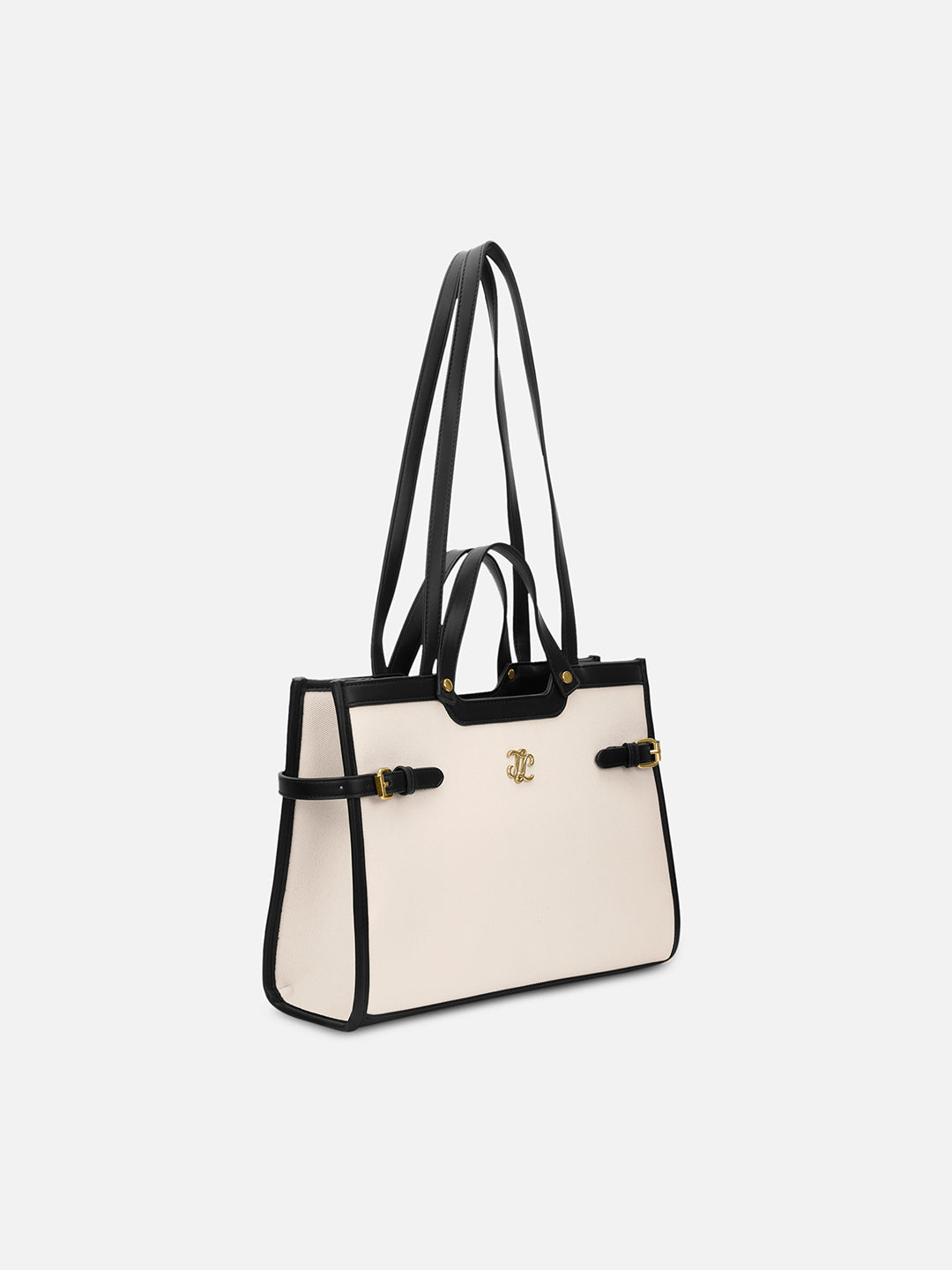 Canva Dual Carry Large Bag Off White