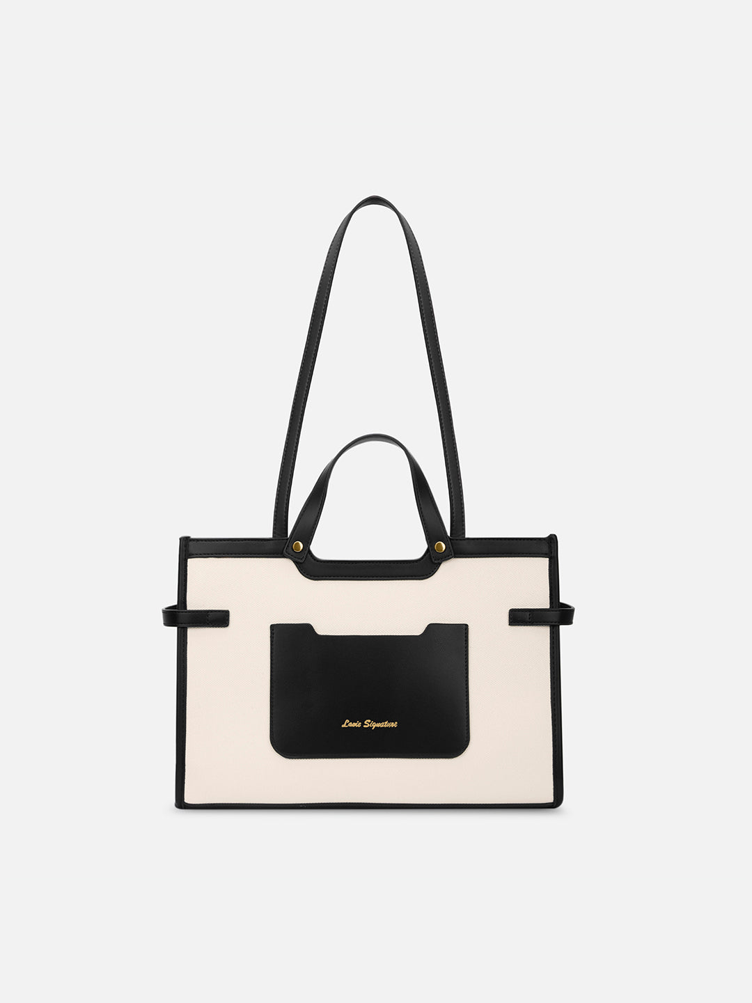 Canva Dual Carry Large Bag Off White