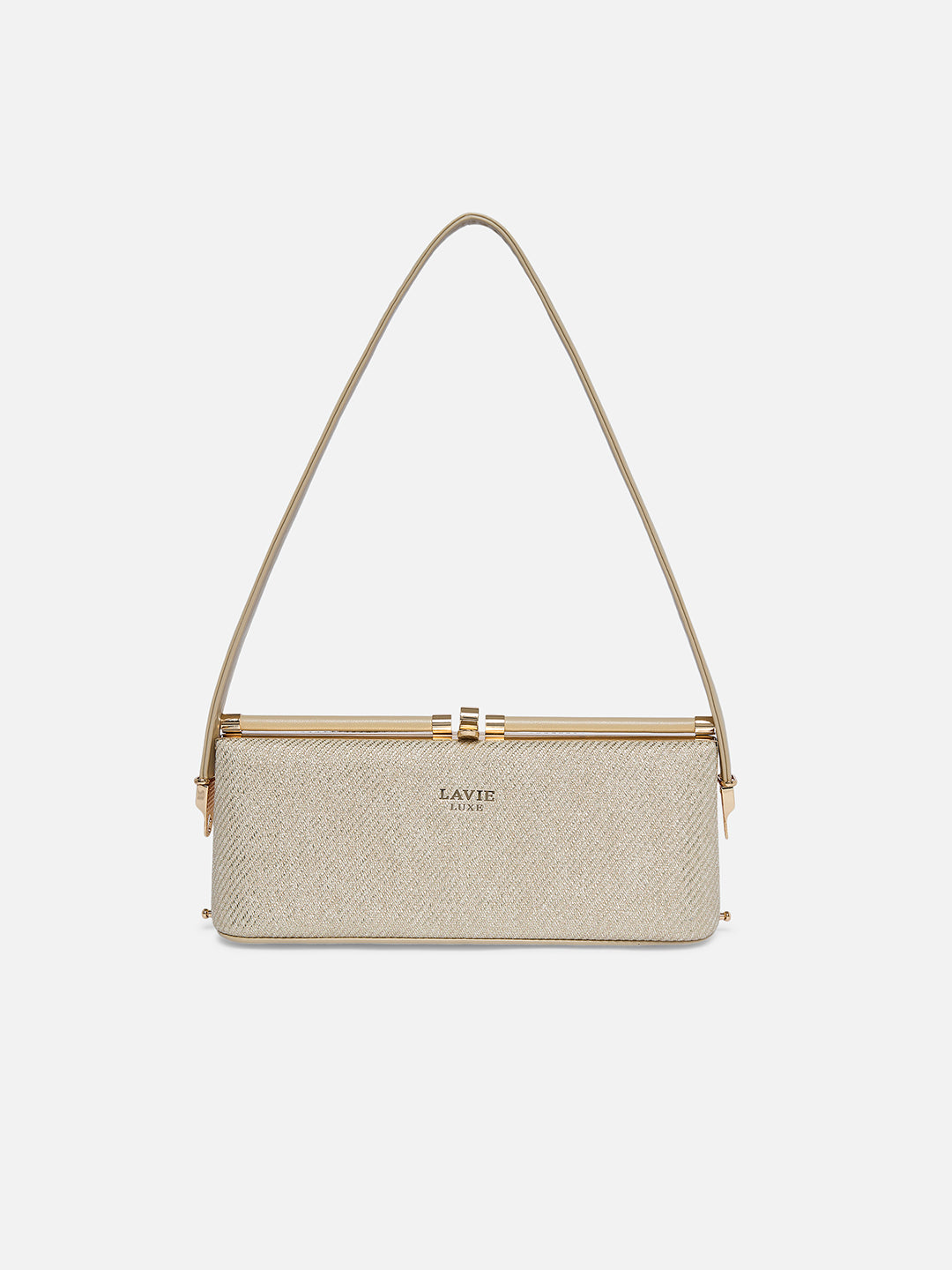 Glam Dazzle Horizontal Small Frame Bag Black