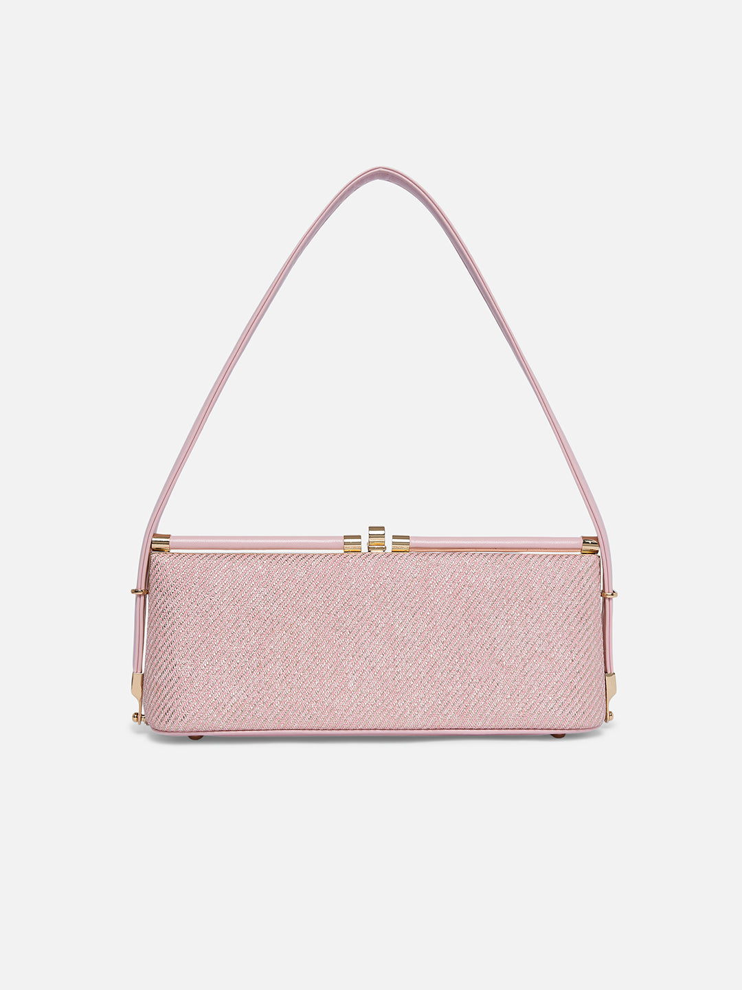 Glam Dazzle Horizontal Small Frame Bag Pink